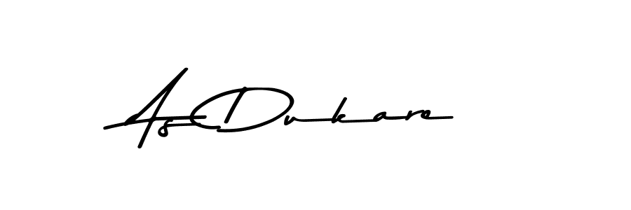 Design your own signature with our free online signature maker. With this signature software, you can create a handwritten (Asem Kandis PERSONAL USE) signature for name As Dukare. As Dukare signature style 9 images and pictures png