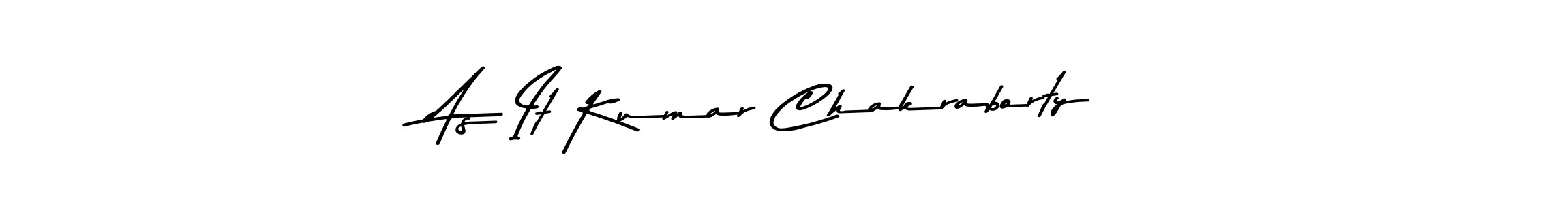 Use a signature maker to create a handwritten signature online. With this signature software, you can design (Asem Kandis PERSONAL USE) your own signature for name As It Kumar Chakraborty. As It Kumar Chakraborty signature style 9 images and pictures png