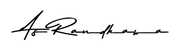 It looks like you need a new signature style for name As Randhawa. Design unique handwritten (Asem Kandis PERSONAL USE) signature with our free signature maker in just a few clicks. As Randhawa signature style 9 images and pictures png
