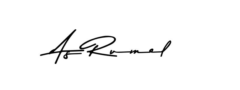 This is the best signature style for the As Rumel name. Also you like these signature font (Asem Kandis PERSONAL USE). Mix name signature. As Rumel signature style 9 images and pictures png