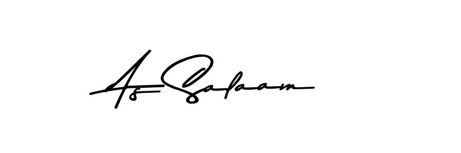 You can use this online signature creator to create a handwritten signature for the name As Salaam. This is the best online autograph maker. As Salaam signature style 9 images and pictures png