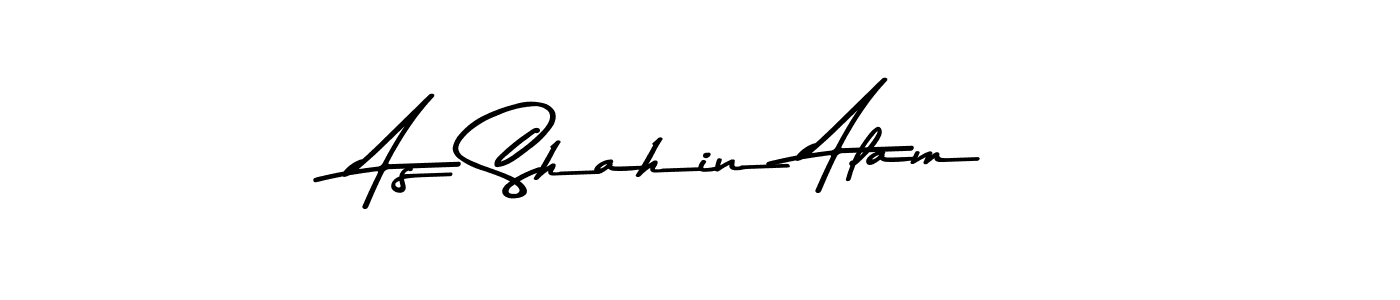 Also You can easily find your signature by using the search form. We will create As Shahin Alam name handwritten signature images for you free of cost using Asem Kandis PERSONAL USE sign style. As Shahin Alam signature style 9 images and pictures png