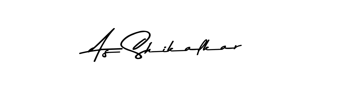 Use a signature maker to create a handwritten signature online. With this signature software, you can design (Asem Kandis PERSONAL USE) your own signature for name As Shikalkar. As Shikalkar signature style 9 images and pictures png