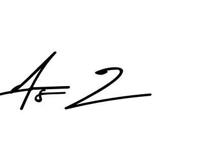 How to make As Z name signature. Use Asem Kandis PERSONAL USE style for creating short signs online. This is the latest handwritten sign. As Z signature style 9 images and pictures png