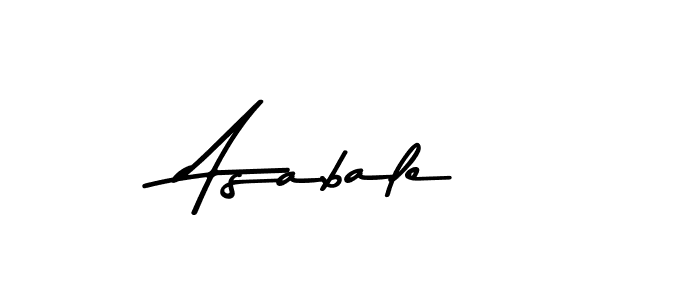 Make a beautiful signature design for name Asabale. With this signature (Asem Kandis PERSONAL USE) style, you can create a handwritten signature for free. Asabale signature style 9 images and pictures png