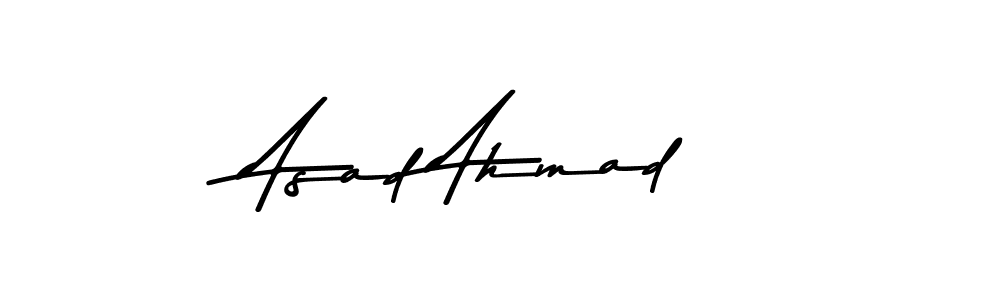 Use a signature maker to create a handwritten signature online. With this signature software, you can design (Asem Kandis PERSONAL USE) your own signature for name Asad Ahmad. Asad Ahmad signature style 9 images and pictures png