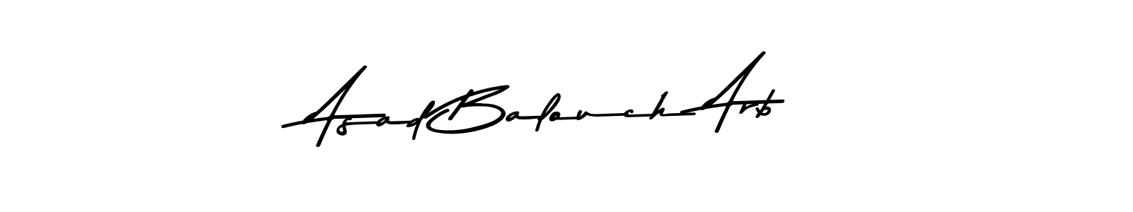 How to make Asad Balouch Arb signature? Asem Kandis PERSONAL USE is a professional autograph style. Create handwritten signature for Asad Balouch Arb name. Asad Balouch Arb signature style 9 images and pictures png