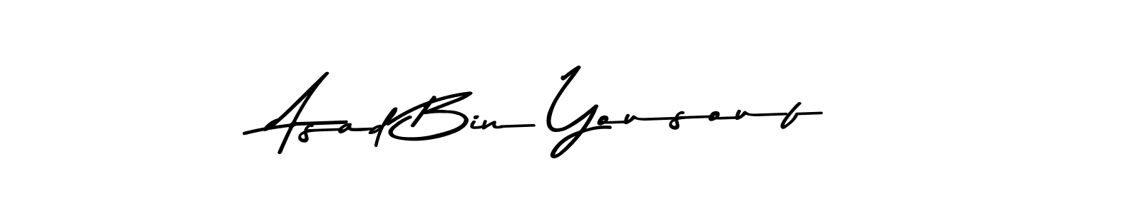 Asad Bin Yousouf stylish signature style. Best Handwritten Sign (Asem Kandis PERSONAL USE) for my name. Handwritten Signature Collection Ideas for my name Asad Bin Yousouf. Asad Bin Yousouf signature style 9 images and pictures png
