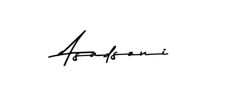 You should practise on your own different ways (Asem Kandis PERSONAL USE) to write your name (Asadsoni) in signature. don't let someone else do it for you. Asadsoni signature style 9 images and pictures png