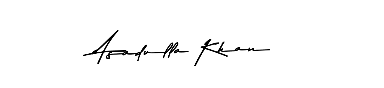Make a beautiful signature design for name Asadulla Khan. With this signature (Asem Kandis PERSONAL USE) style, you can create a handwritten signature for free. Asadulla Khan signature style 9 images and pictures png