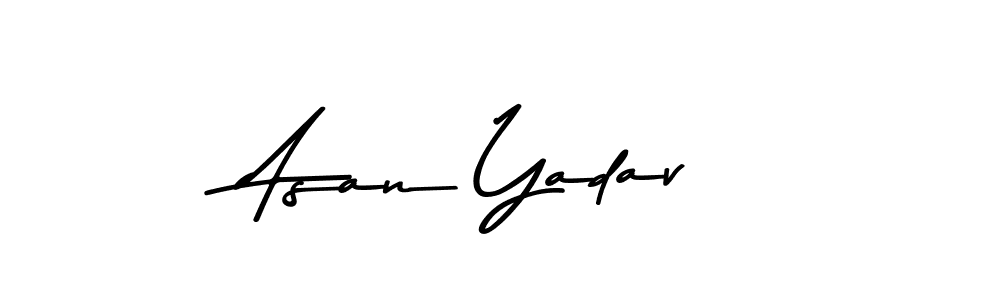 Asan Yadav stylish signature style. Best Handwritten Sign (Asem Kandis PERSONAL USE) for my name. Handwritten Signature Collection Ideas for my name Asan Yadav. Asan Yadav signature style 9 images and pictures png