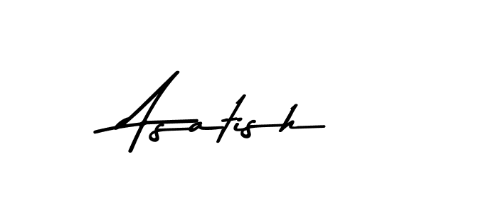 Asatish stylish signature style. Best Handwritten Sign (Asem Kandis PERSONAL USE) for my name. Handwritten Signature Collection Ideas for my name Asatish. Asatish signature style 9 images and pictures png