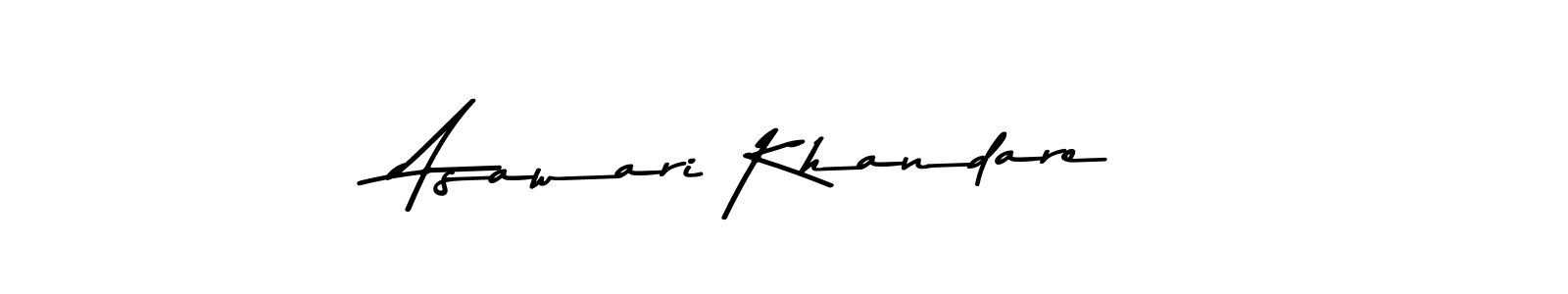 Create a beautiful signature design for name Asawari Khandare. With this signature (Asem Kandis PERSONAL USE) fonts, you can make a handwritten signature for free. Asawari Khandare signature style 9 images and pictures png