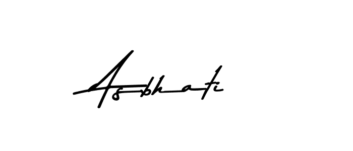 Asbhati stylish signature style. Best Handwritten Sign (Asem Kandis PERSONAL USE) for my name. Handwritten Signature Collection Ideas for my name Asbhati. Asbhati signature style 9 images and pictures png