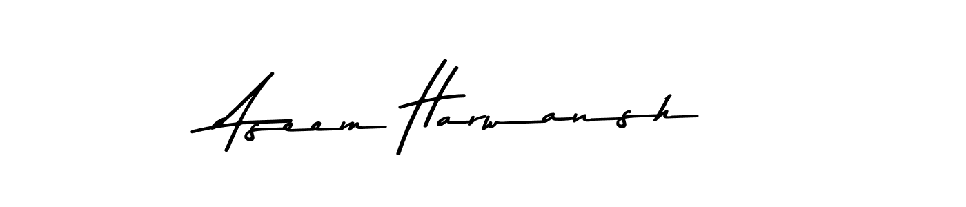 Aseem Harwansh stylish signature style. Best Handwritten Sign (Asem Kandis PERSONAL USE) for my name. Handwritten Signature Collection Ideas for my name Aseem Harwansh. Aseem Harwansh signature style 9 images and pictures png