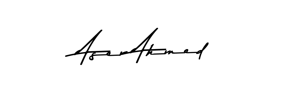 You should practise on your own different ways (Asem Kandis PERSONAL USE) to write your name (Aser Ahmed) in signature. don't let someone else do it for you. Aser Ahmed signature style 9 images and pictures png