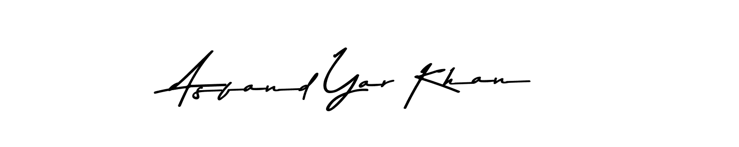 How to make Asfand Yar Khan name signature. Use Asem Kandis PERSONAL USE style for creating short signs online. This is the latest handwritten sign. Asfand Yar Khan signature style 9 images and pictures png
