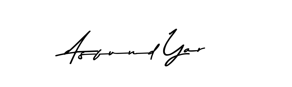 Make a beautiful signature design for name Asfund Yar. Use this online signature maker to create a handwritten signature for free. Asfund Yar signature style 9 images and pictures png