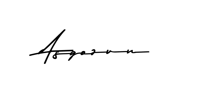 Create a beautiful signature design for name Asgozun. With this signature (Asem Kandis PERSONAL USE) fonts, you can make a handwritten signature for free. Asgozun signature style 9 images and pictures png
