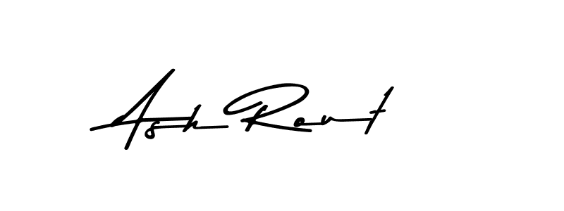 Ash Rout stylish signature style. Best Handwritten Sign (Asem Kandis PERSONAL USE) for my name. Handwritten Signature Collection Ideas for my name Ash Rout. Ash Rout signature style 9 images and pictures png