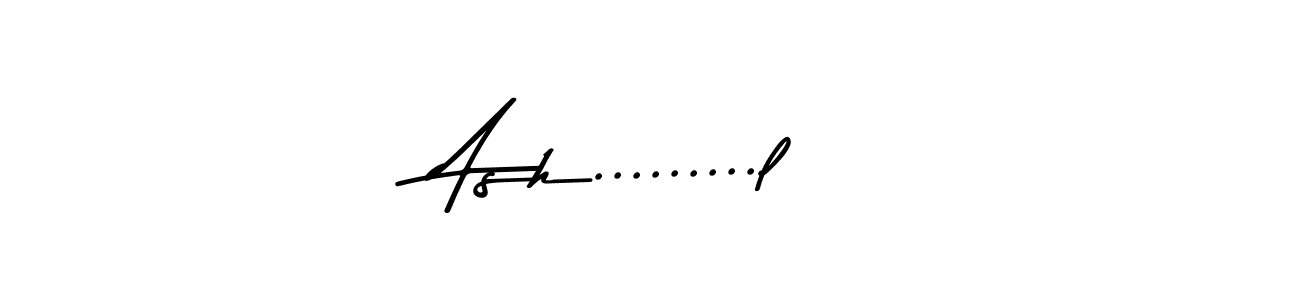 Also You can easily find your signature by using the search form. We will create Ash.........l name handwritten signature images for you free of cost using Asem Kandis PERSONAL USE sign style. Ash.........l signature style 9 images and pictures png