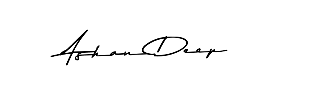 Ashan Deep stylish signature style. Best Handwritten Sign (Asem Kandis PERSONAL USE) for my name. Handwritten Signature Collection Ideas for my name Ashan Deep. Ashan Deep signature style 9 images and pictures png