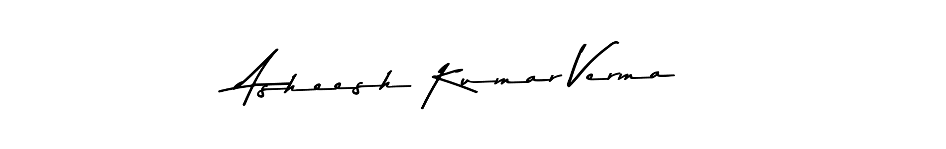 You should practise on your own different ways (Asem Kandis PERSONAL USE) to write your name (Asheesh Kumar Verma) in signature. don't let someone else do it for you. Asheesh Kumar Verma signature style 9 images and pictures png