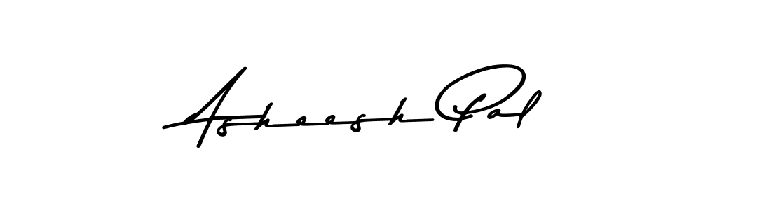 How to make Asheesh Pal name signature. Use Asem Kandis PERSONAL USE style for creating short signs online. This is the latest handwritten sign. Asheesh Pal signature style 9 images and pictures png