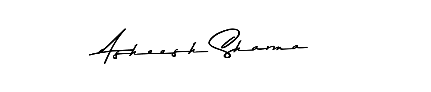 You should practise on your own different ways (Asem Kandis PERSONAL USE) to write your name (Asheesh Sharma) in signature. don't let someone else do it for you. Asheesh Sharma signature style 9 images and pictures png