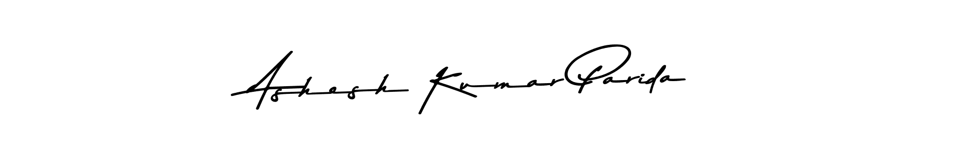 Use a signature maker to create a handwritten signature online. With this signature software, you can design (Asem Kandis PERSONAL USE) your own signature for name Ashesh Kumar Parida. Ashesh Kumar Parida signature style 9 images and pictures png