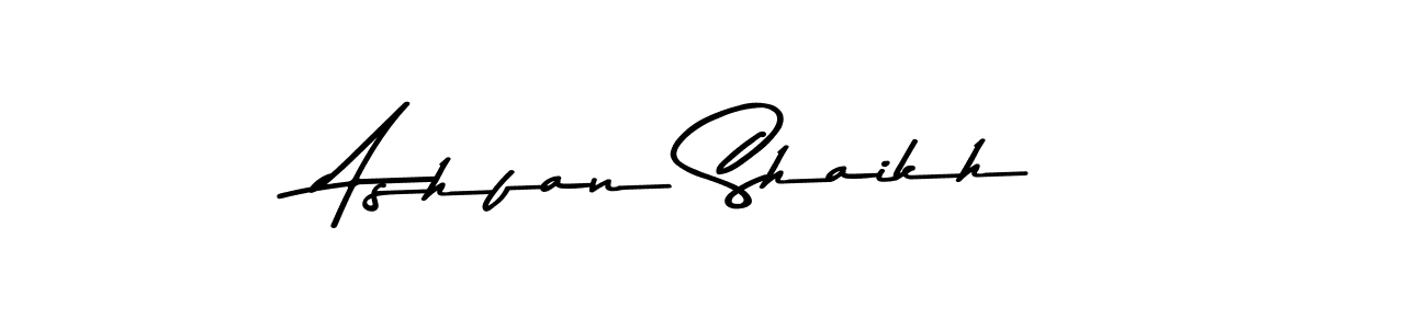 Ashfan Shaikh stylish signature style. Best Handwritten Sign (Asem Kandis PERSONAL USE) for my name. Handwritten Signature Collection Ideas for my name Ashfan Shaikh. Ashfan Shaikh signature style 9 images and pictures png