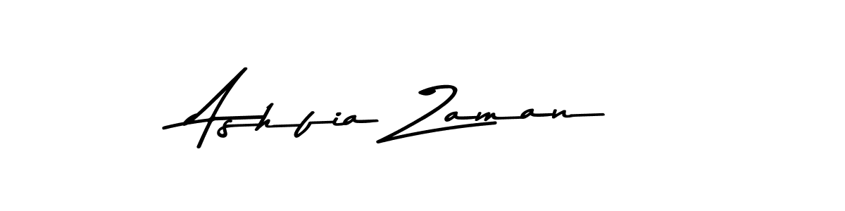 How to make Ashfia Zaman name signature. Use Asem Kandis PERSONAL USE style for creating short signs online. This is the latest handwritten sign. Ashfia Zaman signature style 9 images and pictures png