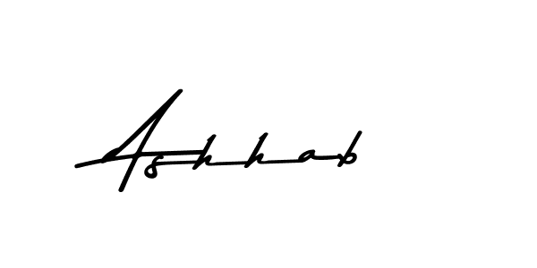 Ashhab stylish signature style. Best Handwritten Sign (Asem Kandis PERSONAL USE) for my name. Handwritten Signature Collection Ideas for my name Ashhab. Ashhab signature style 9 images and pictures png