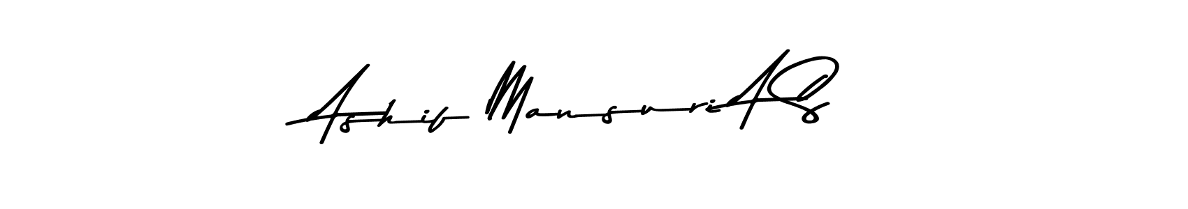 How to make Ashif Mansuri A S signature? Asem Kandis PERSONAL USE is a professional autograph style. Create handwritten signature for Ashif Mansuri A S name. Ashif Mansuri A S signature style 9 images and pictures png
