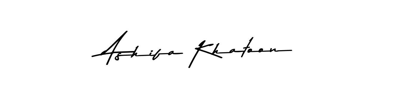 The best way (Asem Kandis PERSONAL USE) to make a short signature is to pick only two or three words in your name. The name Ashifa Khatoon include a total of six letters. For converting this name. Ashifa Khatoon signature style 9 images and pictures png