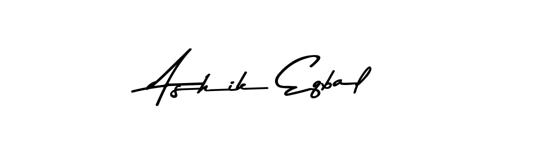 Design your own signature with our free online signature maker. With this signature software, you can create a handwritten (Asem Kandis PERSONAL USE) signature for name Ashik Eqbal. Ashik Eqbal signature style 9 images and pictures png
