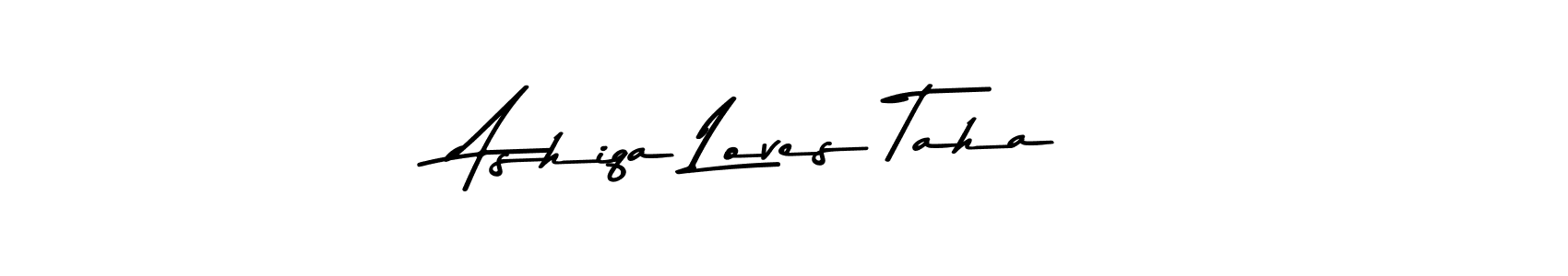 This is the best signature style for the Ashiqa Loves Taha name. Also you like these signature font (Asem Kandis PERSONAL USE). Mix name signature. Ashiqa Loves Taha signature style 9 images and pictures png