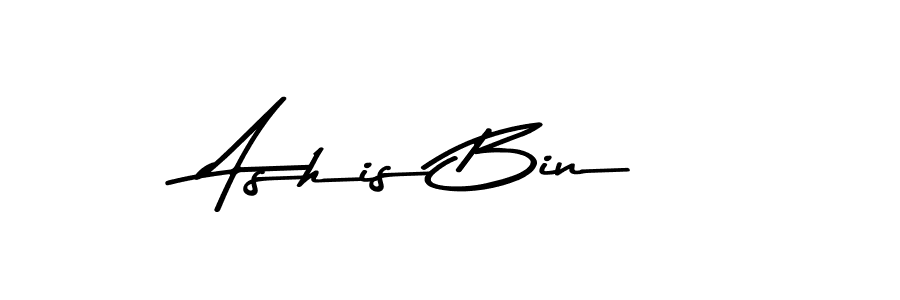 Here are the top 10 professional signature styles for the name Ashis Bin. These are the best autograph styles you can use for your name. Ashis Bin signature style 9 images and pictures png