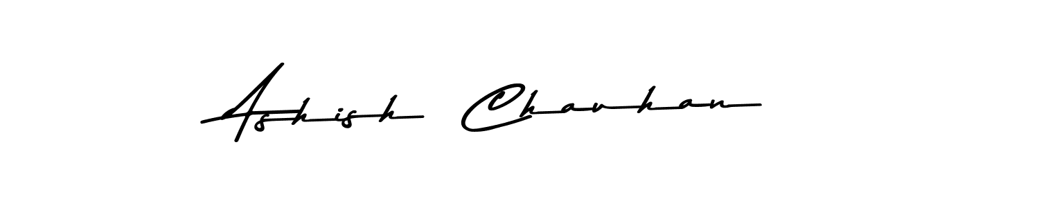 You can use this online signature creator to create a handwritten signature for the name Ashish  Chauhan. This is the best online autograph maker. Ashish  Chauhan signature style 9 images and pictures png