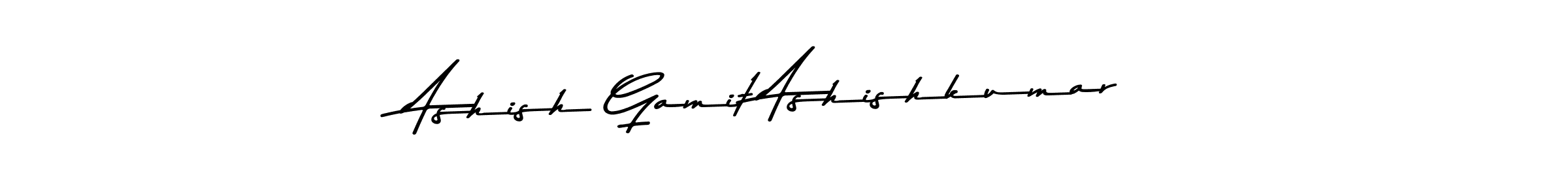 Make a beautiful signature design for name Ashish Gamit Ashishkumar. Use this online signature maker to create a handwritten signature for free. Ashish Gamit Ashishkumar signature style 9 images and pictures png