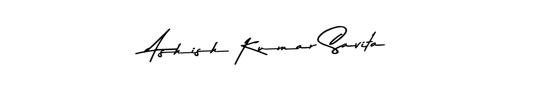 This is the best signature style for the Ashish Kumar Savita name. Also you like these signature font (Asem Kandis PERSONAL USE). Mix name signature. Ashish Kumar Savita signature style 9 images and pictures png