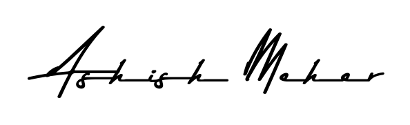 A classic penmanship look for Ashish Meher. The Asem Kandis PERSONAL USE font brings timeless elegance and confidence to every signed document. Ashish Meher signature style 9 images and pictures png