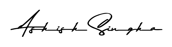 How to make Ashish Singha name signature. Use Asem Kandis PERSONAL USE style for creating short signs online. This is the latest handwritten sign. Ashish Singha signature style 9 images and pictures png