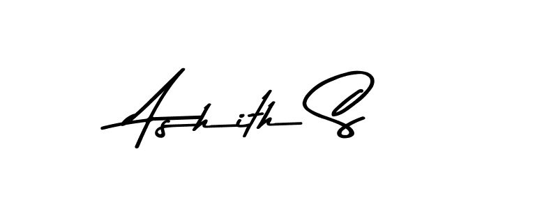 Make a beautiful signature design for name Ashith S. Use this online signature maker to create a handwritten signature for free. Ashith S signature style 9 images and pictures png