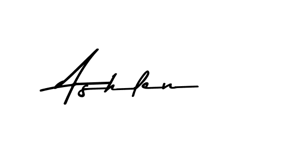 Design your own signature with our free online signature maker. With this signature software, you can create a handwritten (Asem Kandis PERSONAL USE) signature for name Ashlen. Ashlen signature style 9 images and pictures png