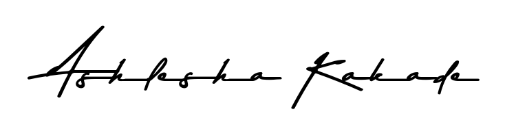 You can use this online signature creator to create a handwritten signature for the name Ashlesha Kakade. This is the best online autograph maker. Ashlesha Kakade signature style 9 images and pictures png