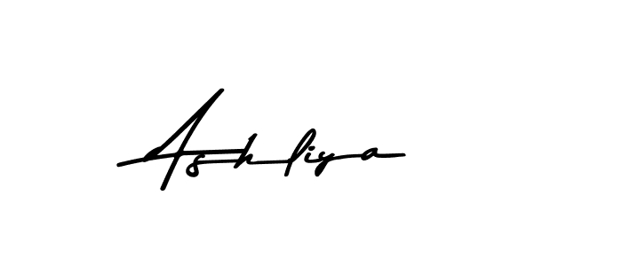 How to make Ashliya name signature. Use Asem Kandis PERSONAL USE style for creating short signs online. This is the latest handwritten sign. Ashliya signature style 9 images and pictures png