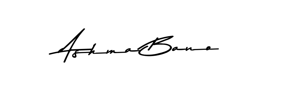 You can use this online signature creator to create a handwritten signature for the name Ashma Bano. This is the best online autograph maker. Ashma Bano signature style 9 images and pictures png