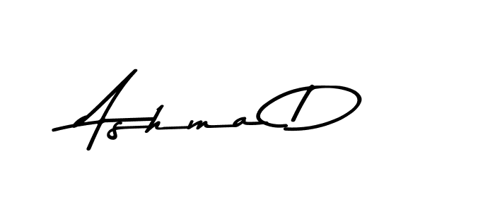 Make a beautiful signature design for name Ashma D. Use this online signature maker to create a handwritten signature for free. Ashma D signature style 9 images and pictures png