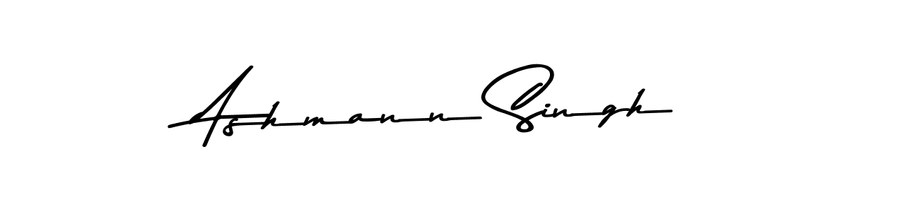 Ashmann Singh stylish signature style. Best Handwritten Sign (Asem Kandis PERSONAL USE) for my name. Handwritten Signature Collection Ideas for my name Ashmann Singh. Ashmann Singh signature style 9 images and pictures png